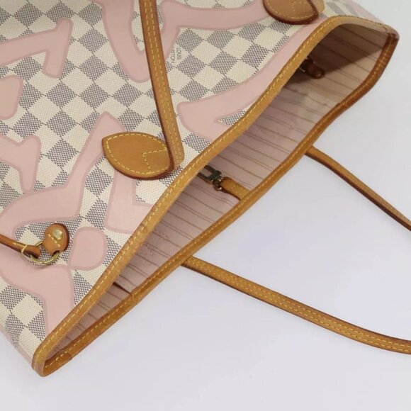 LOUIS VUITTON Damier Azur Neverfull MM Tote Bag - Picture 12 of 16